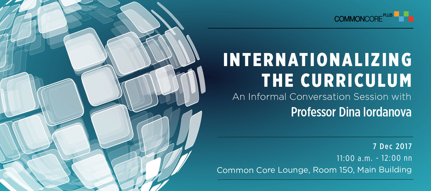 Internationalizing the Curriculum – An Informal Conversation Session with Professor Dina Iordanova